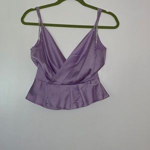 Super Down purple top